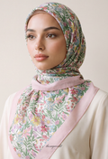 TSE BloomInvitation Japanese Cotton Voile Square - Sofrina