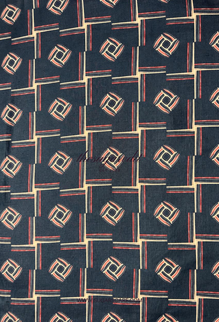 TSE JapaneseOsaka 47 Inch Cotton Voile Square In - Rossa