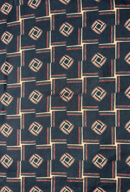 TSE JapaneseOsaka 47 Inch Cotton Voile Square In - Rossa