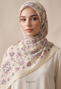 TSE BloomInvitation Japanese Cotton Voile Square - Tara