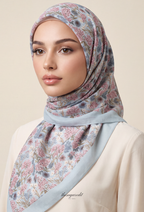 TSE BloomInvitation Japanese Cotton Voile Square - Betty