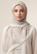 TSE BloomInvitation Japanese Cotton Voile Square - Asha
