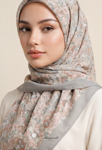 TSE BloomInvitation Japanese Cotton Voile Square - Erra