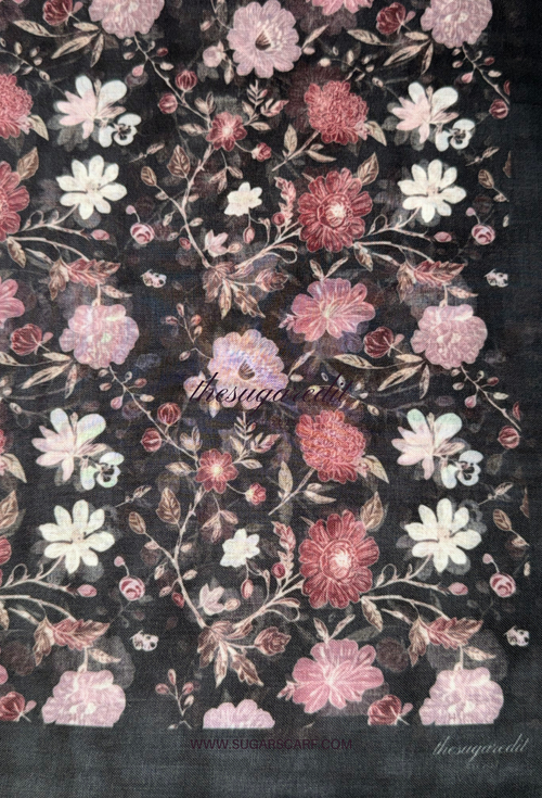 TSE BloomInvitation Japanese Cotton Voile Square - Sabrina