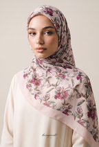 TSE BloomInvitation Japanese Cotton Voile Square - Rini