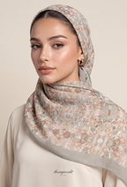 TSE BloomInvitation Japanese Cotton Voile Square - Erra