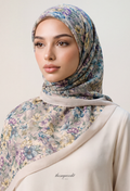 TSE BloomInvitation Japanese Cotton Voile Square - Flora