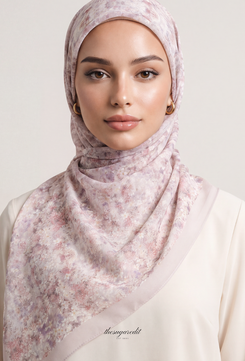 TSE BloomInvitation Japanese Cotton Voile Square - Eleanor