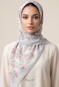 TSE BloomInvitation Japanese Cotton Voile Square - Nisreen