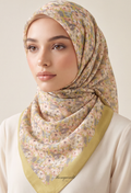 TSE BloomInvitation Japanese Cotton Voile Square - Freesia