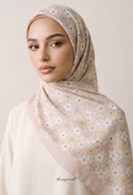 TSE BloomInvitation Japanese Cotton Voile Square - Emma
