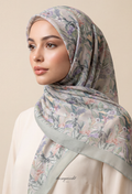 TSE BloomInvitation Japanese Cotton Voile Square - Thalia