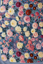 TSE BloomInvitation Japanese Cotton Voile Square - Diana