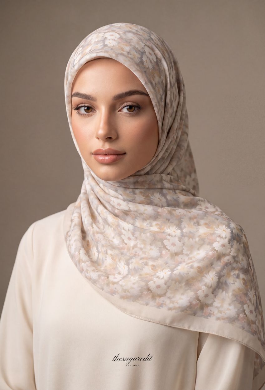 TSE Mod Japanese Cotton Voile Square In Valentin