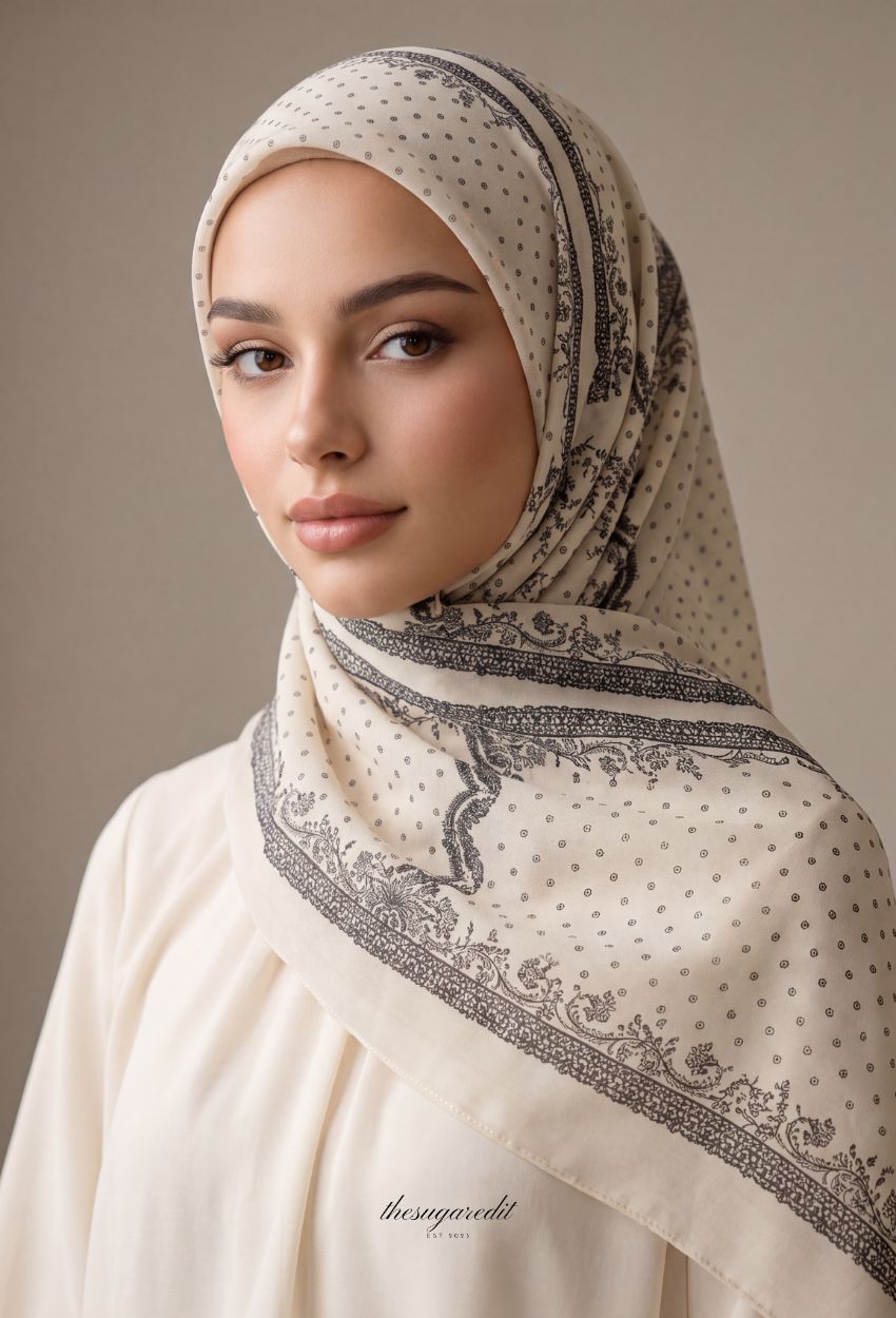 TSE Mod Japanese Cotton Voile Square In Bianca