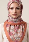 TSE BloomInvitation Japanese Cotton Voile Square - Khanina