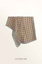 YES DEFECT - ( Japanese Voile Square Scarf ) Girl Boss ( Commitment )