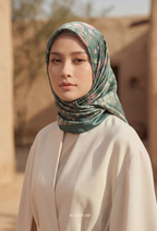 Eid Classy 2026 Scarves Mixed Satin Square in Profondo 04