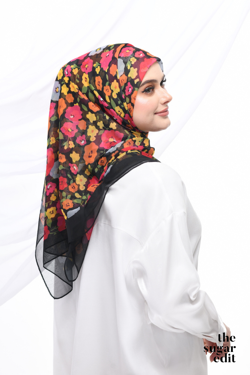 YES DEFECT - THESUGAREDIT Summer-Fleur Series Premium Japanese Voile ( Dahlea )