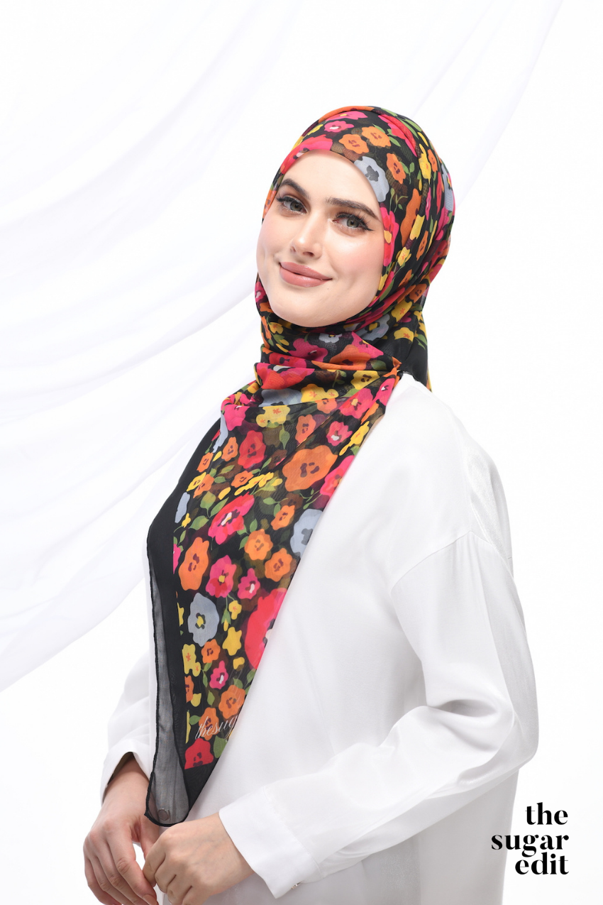 YES DEFECT - THESUGAREDIT Summer-Fleur Series Premium Japanese Voile ( Dahlea )