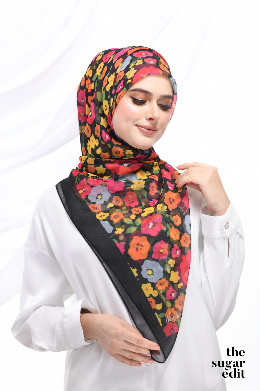 YES DEFECT - THESUGAREDIT Summer-Fleur Series Premium Japanese Voile ( Dahlea )