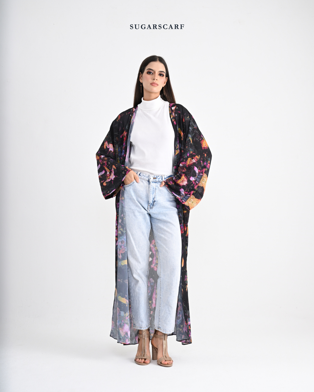 She is In Bloom Abaya Outer in Yuna