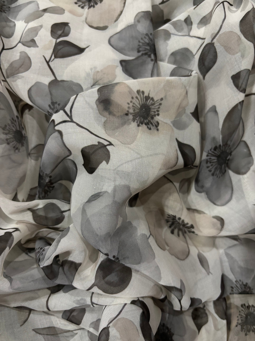 TSE BloomInvitation Japanese Cotton Voile Square Elana