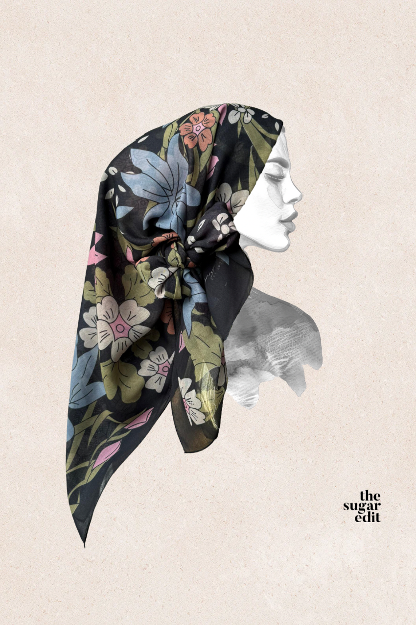 YES DEFECT - The Sugar Edit Cotton Bawal Scarf
