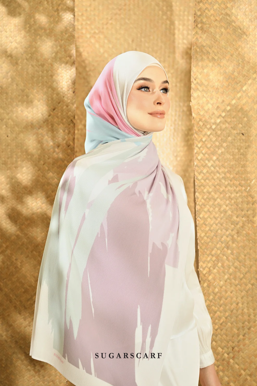 YES ( Full Wide Pleats Shawl ) Seri Raya Euphoria ( Seraphic )