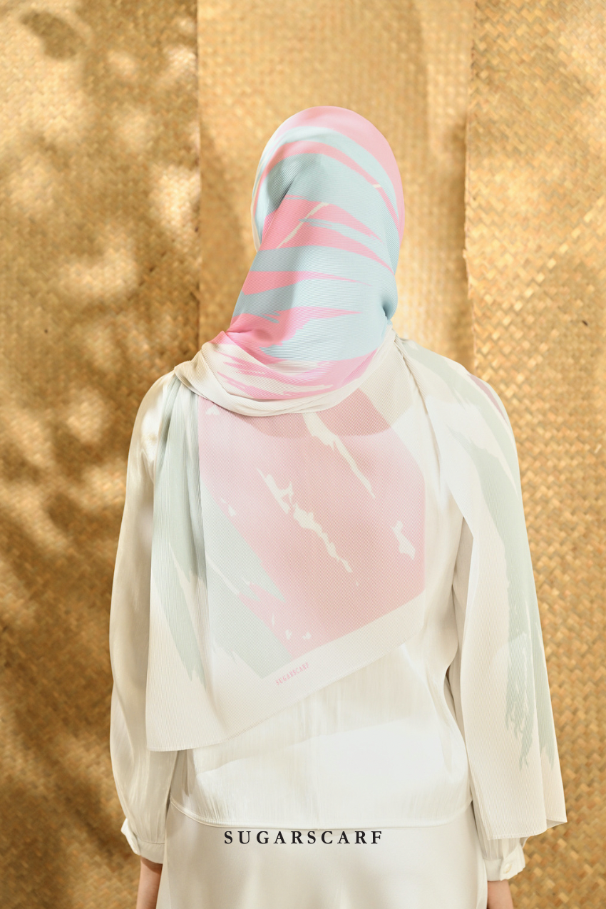YES ( Full Wide Pleats Shawl ) Seri Raya Euphoria ( Seraphic )
