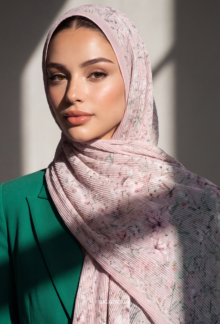 Fall In Love Wide Ultra Fine Pleated Shawl Ironless · in MioPleated