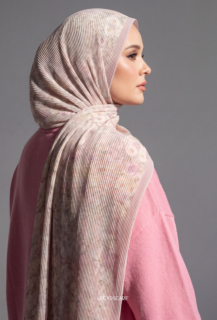 Fall In Love Wide Ultra Fine Pleated Shawl Ironless · in RheaPL