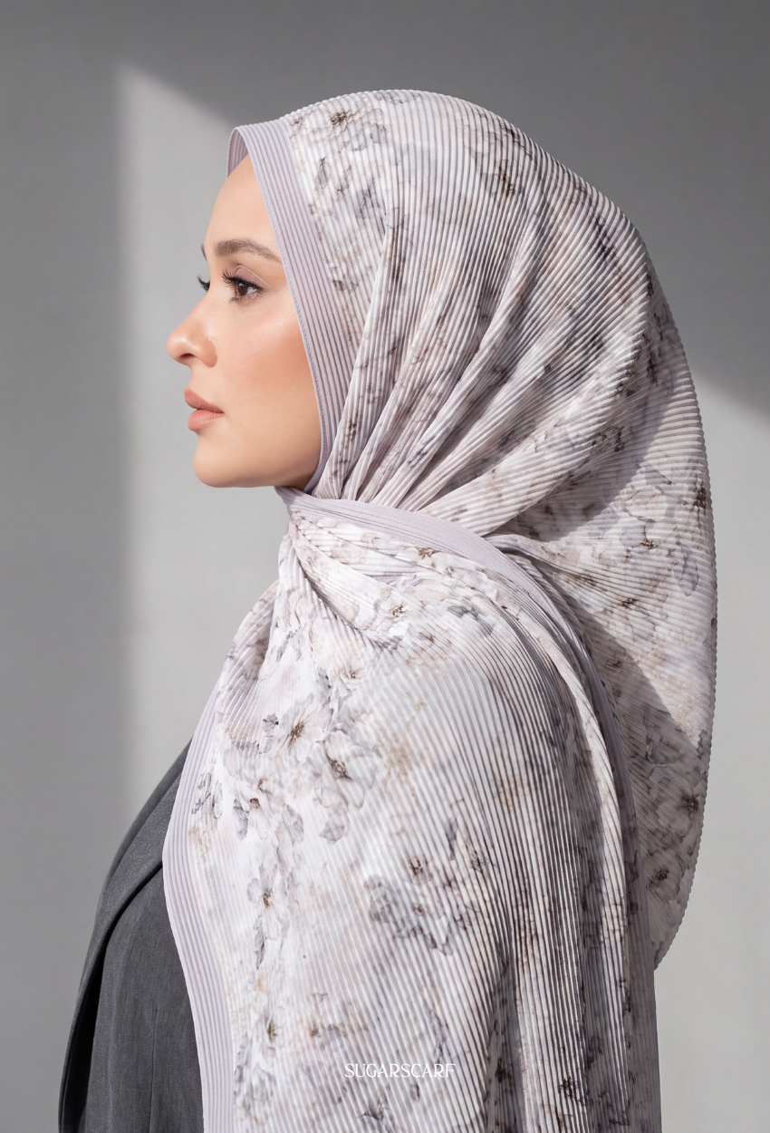 Fall In Love Wide Ultra Fine Pleated Shawl Ironless · in EtsukoPleated