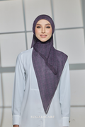 Sugarscarf Monogram JapaneseVoile In Costa Purple