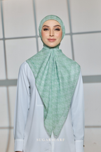 Sugarscarf Monogram JapaneseVoile In Athens Green
