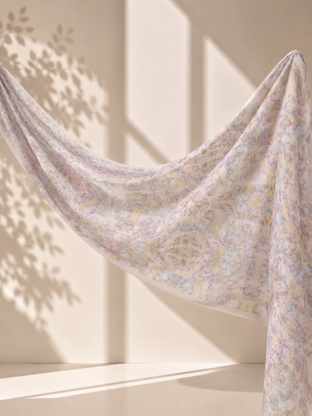 Fall In Love Wide Ultra Fine Pleated Shawl Ironless · in Belle