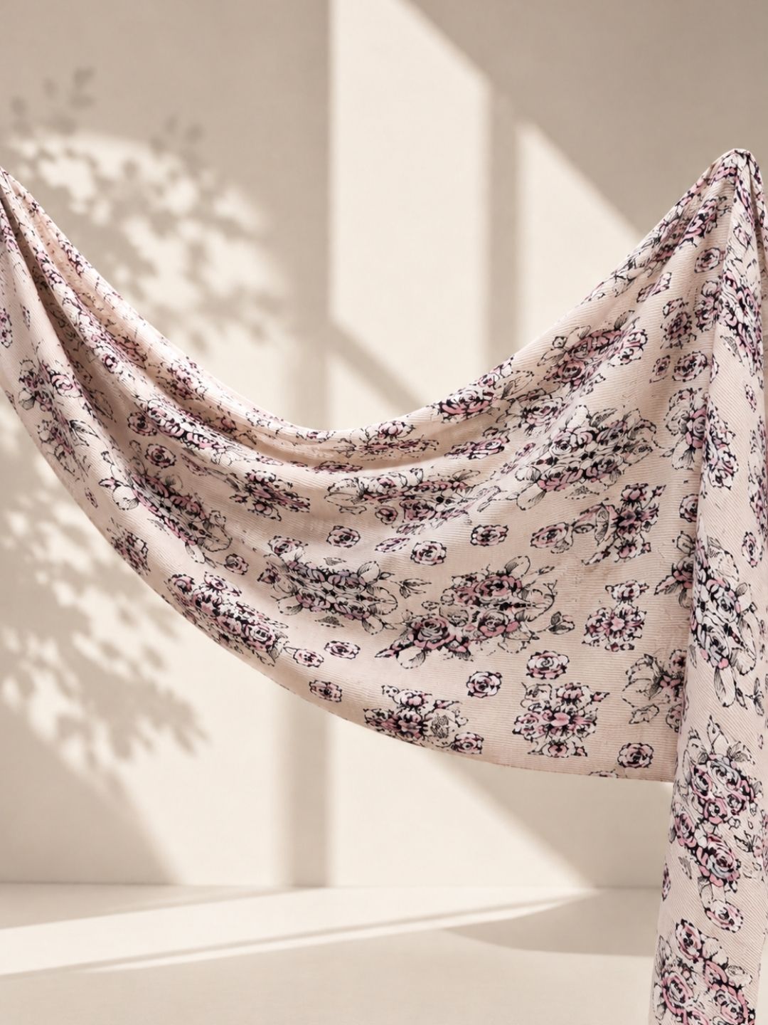 Fall In Love Wide Ultra Fine Pleated Shawl Ironless · in TaraBeige