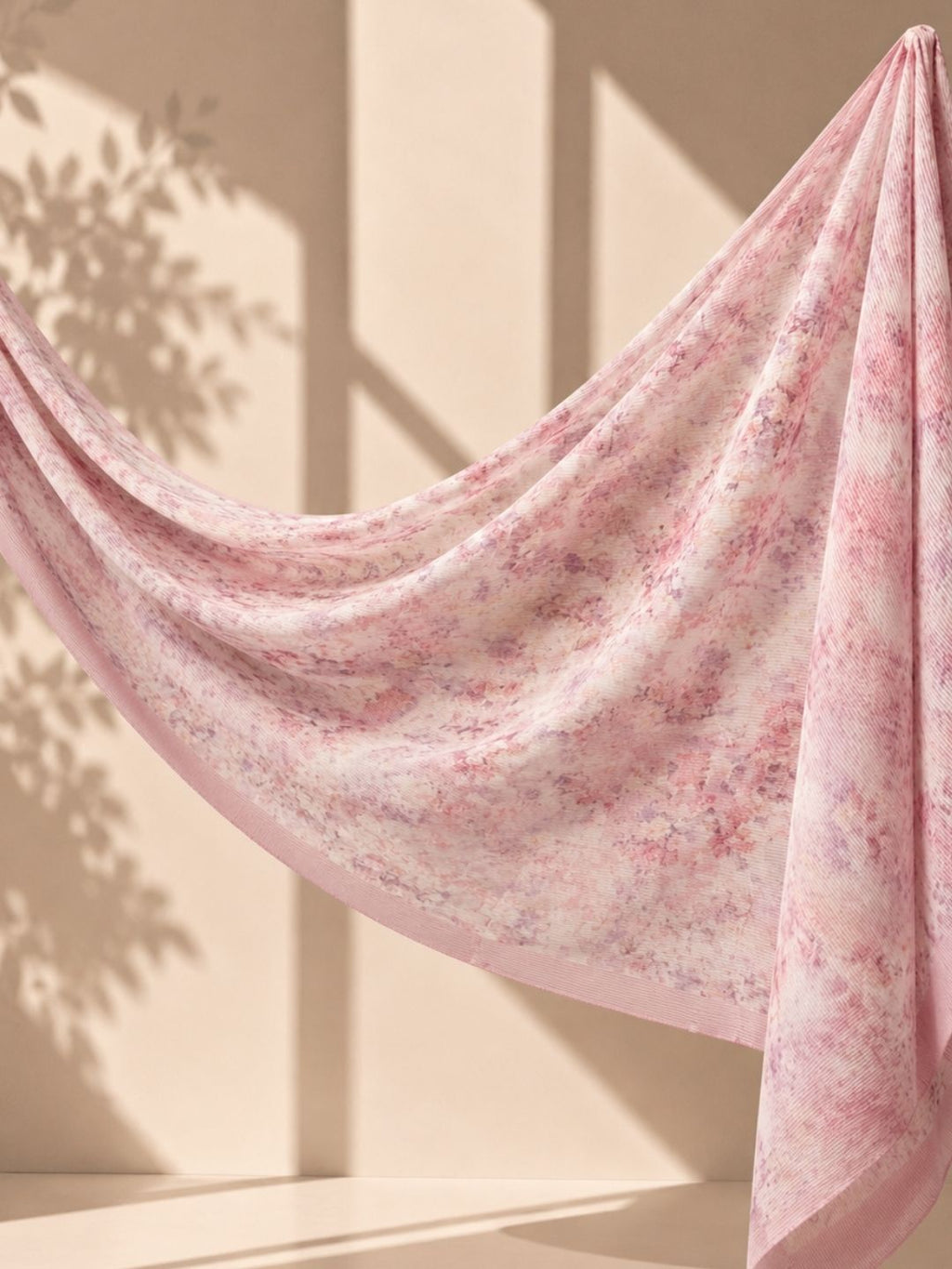 Fall In Love Wide Ultra Fine Pleated Shawl Ironless · in Eleanor