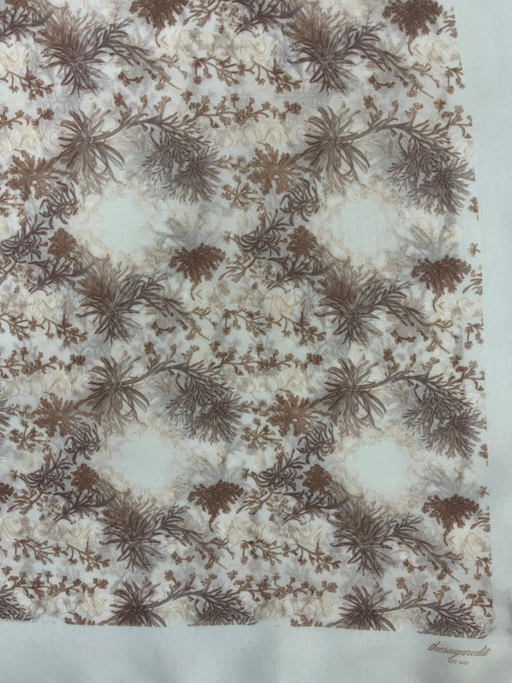 TSE Bloom JapaneseOsaka 47Inch Cotton Voile Square - Ollie