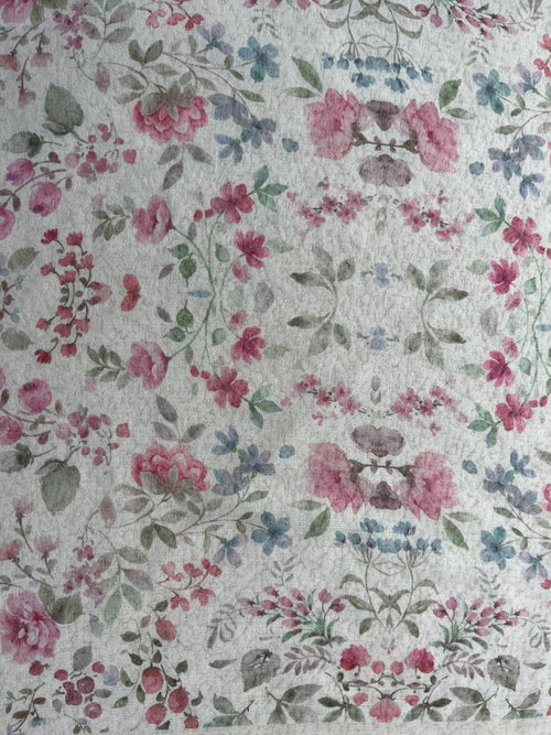 TSE BloomInvitation Japanese Cotton Voile Square - Shakira