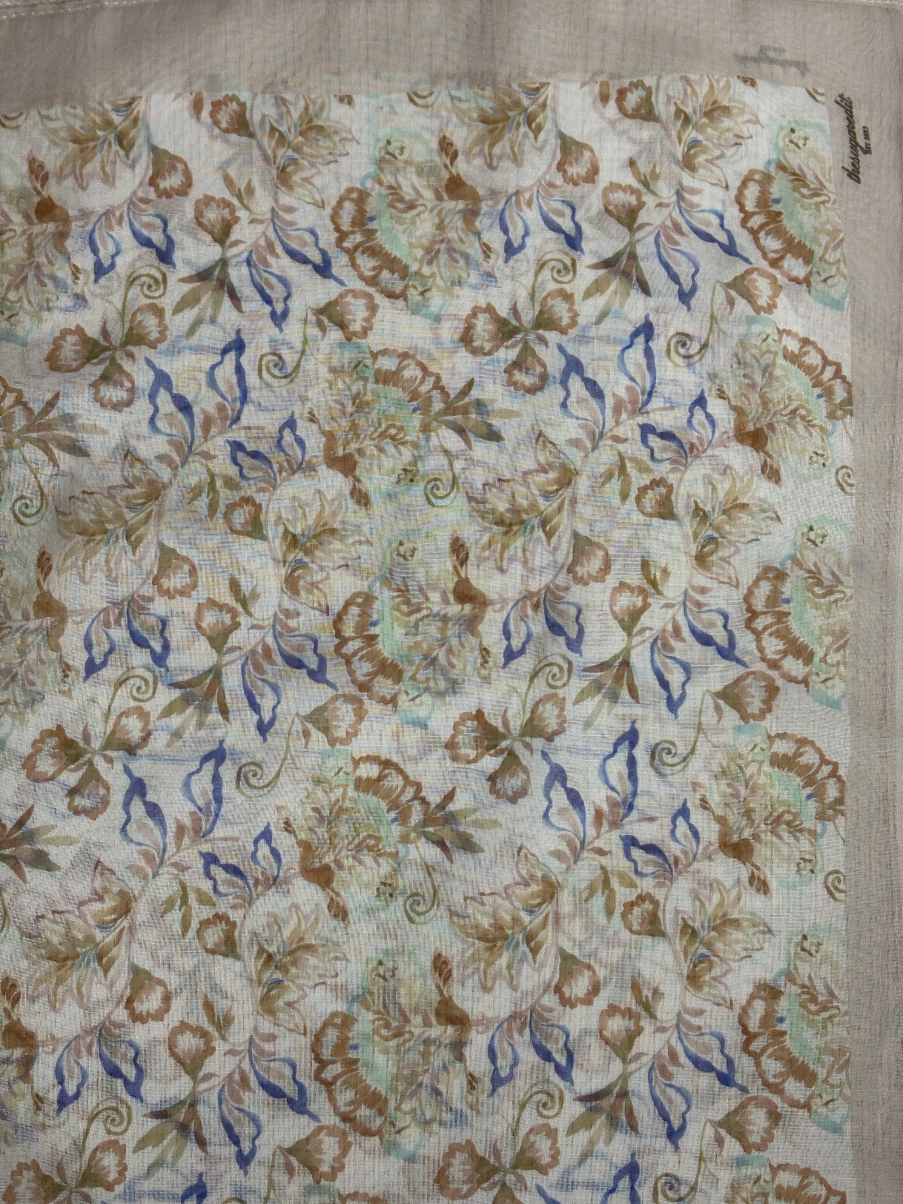 TSE BloomInvitation Japanese Cotton Voile Square JPerry