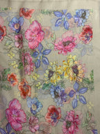 TSE BloomInvitation Japanese Cotton Voile Square Yeri