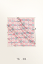 YES DEFECT - ( Japanese Voile Square Scarf ) Girl Boss ( Iconic ) 46 inch