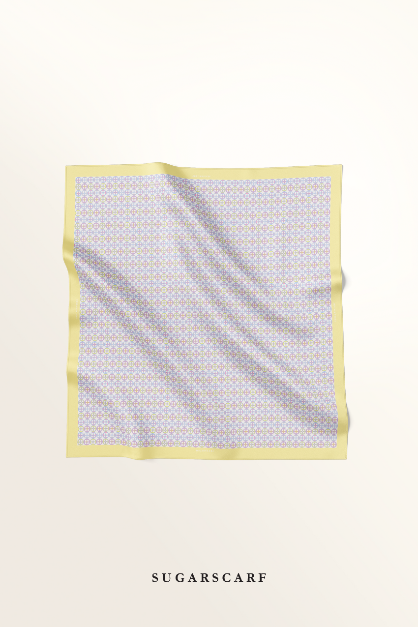 YES ( Japanese Voile Square Scarf ) Girl Boss ( Learning ) 46 inch