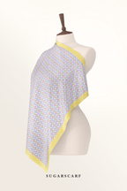 YES ( Japanese Voile Square Scarf ) Girl Boss ( Learning ) 46 inch