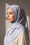 TSE Mod Japanese Cotton Voile Square In Lavinia
