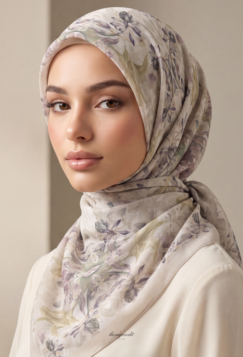 TSE Mod Japanese Cotton Voile Square In EdenLane