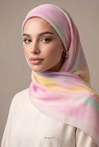 TSE Mod Japanese Cotton Voile Square In BabyBreath