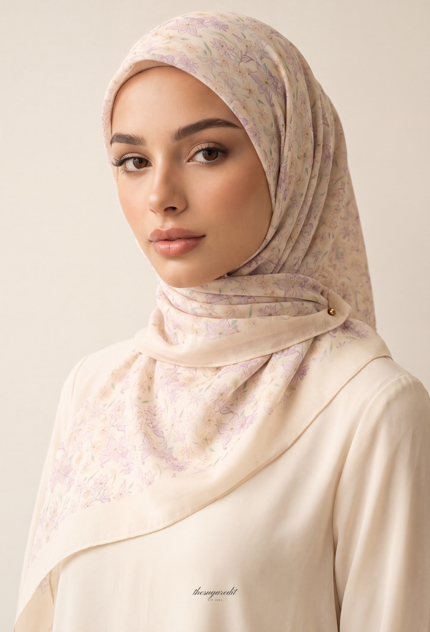 TSE Mod Japanese Cotton Voile Square In Kisty
