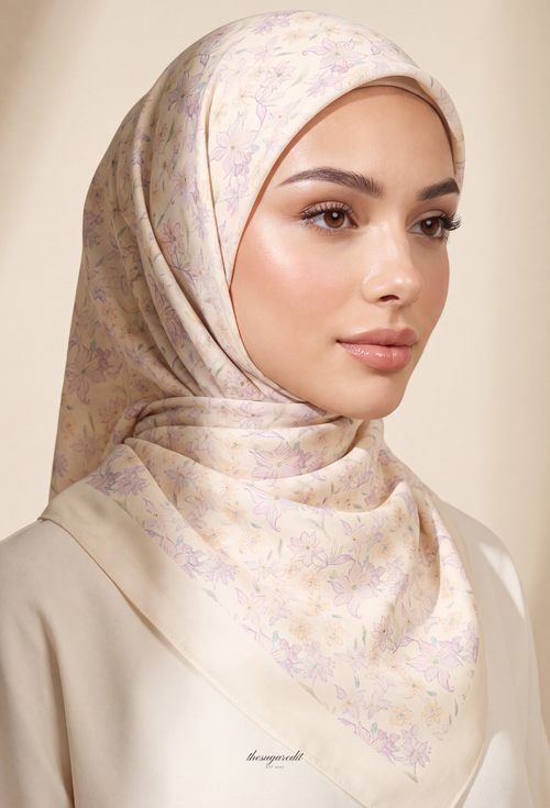 TSE Mod Japanese Cotton Voile Square In Kisty